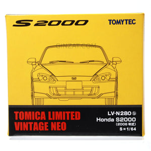Honda S2000 (Yellow) 2006, Tomytec diecast model car LV-N280b