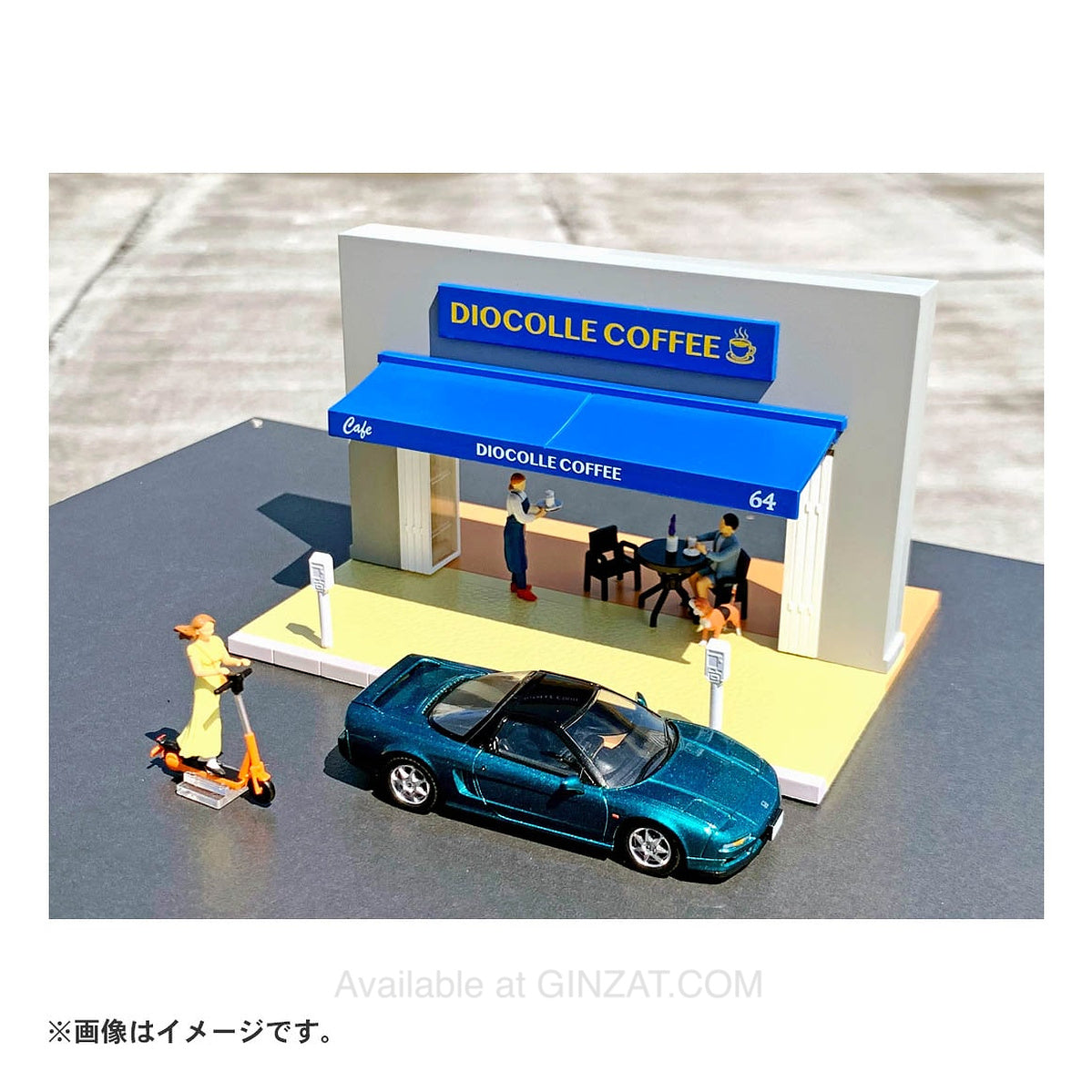 Tomytec Diorama Collection 64 #CarSnap 21a Cafe Terrace 