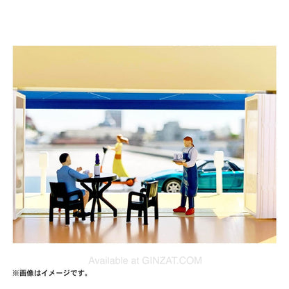 Tomytec Diorama Collection 64 #CarSnap 21a Cafe Terrace 