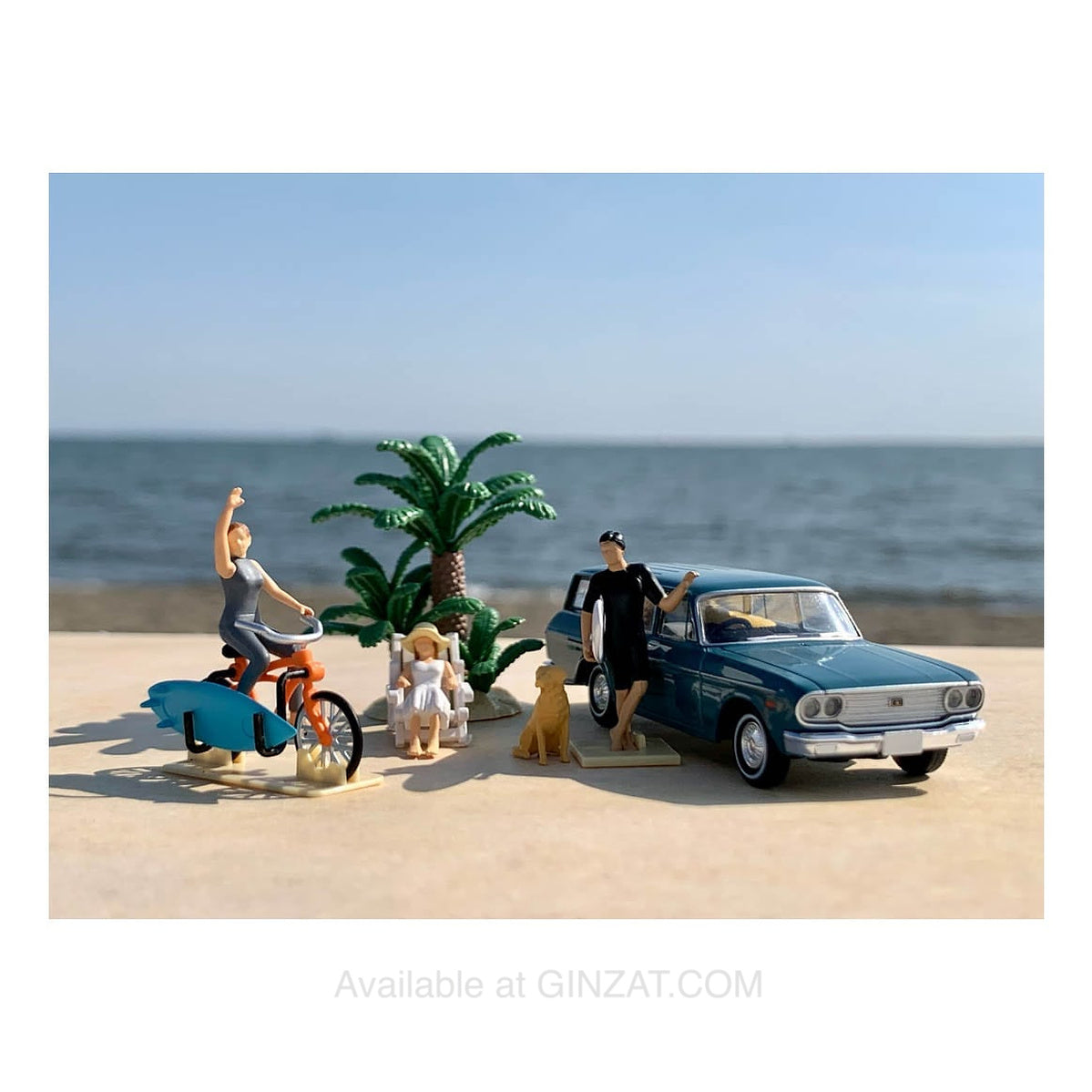 Tomica Gio-colle(Diorama Collections): Gio-Colle 64 Car Snap 19a Surfing