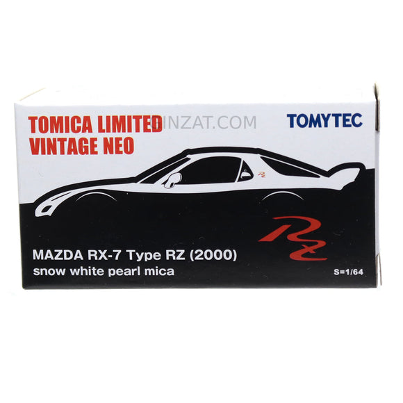 MAZDA RX-7 Type RZ 2000 Snow White Pearl Mica, Tomica Limited Vintage Neo diecast model car