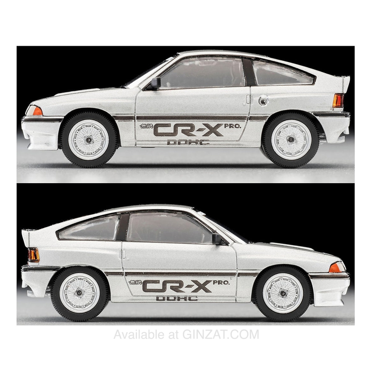 HONDA BALLARD SPORT CR-X MUGEN CR-X PRO Silver Late Model, Tomytec Tomica Limited Vintage Neo diecast model car LV-N303a 