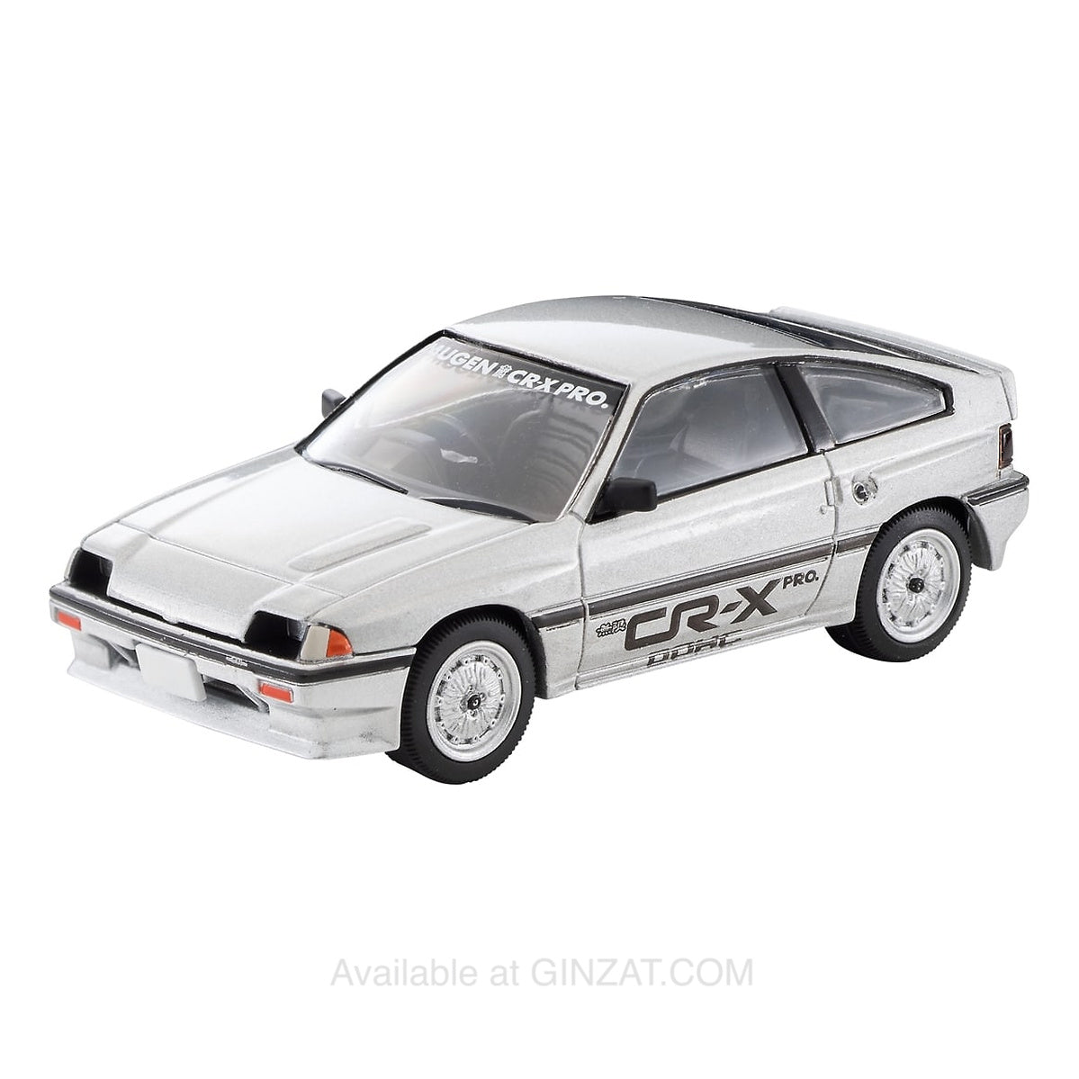 HONDA BALLARD SPORT CR-X MUGEN CR-X PRO Silver Late Model, Tomytec Tomica Limited Vintage Neo diecast model car LV-N303a 