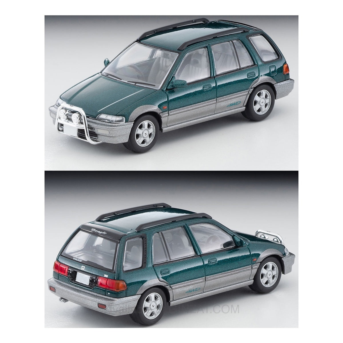 Honda Civic Shuttle Beagle (Green/Grey) 1994, Tomica Limited Vintage NEO: LV-N293b