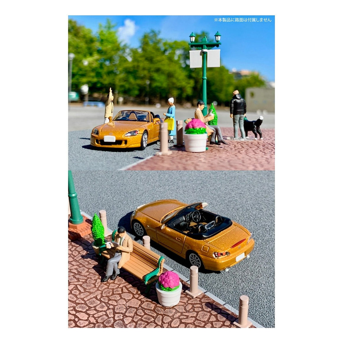 Tomica Gio-colle (Diorama Collections): Gio-colle 64 Car snap 22a Urban street corner 2