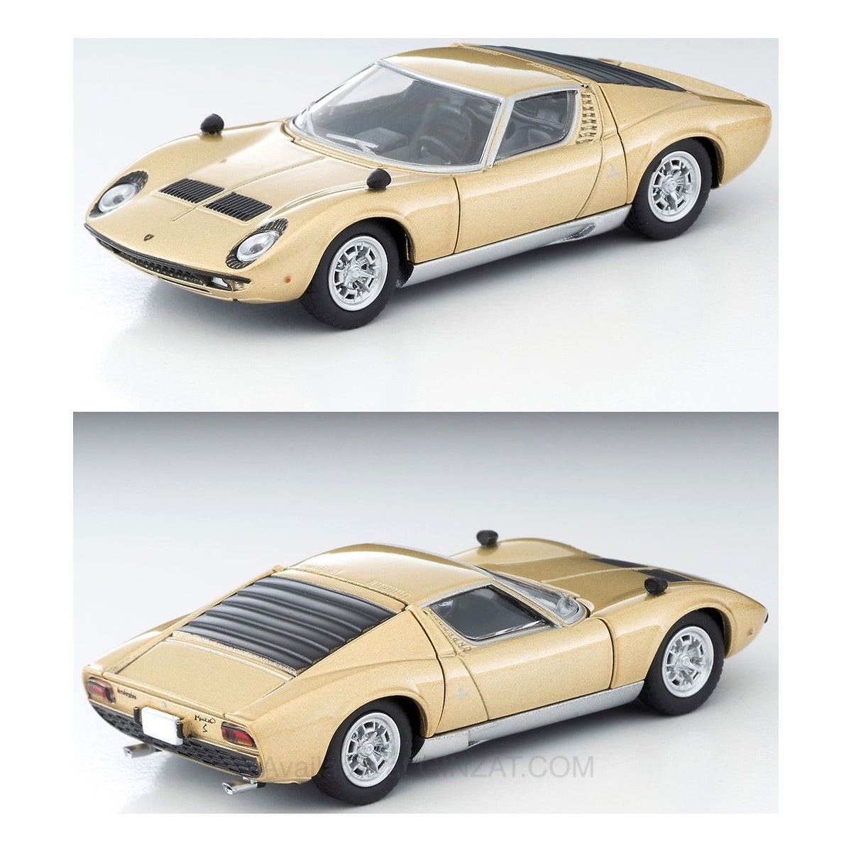 Lamborghini Miura S (Gold), Tomica Limited Vintage Tomica Limited Vintage LV 1/64 diecast model