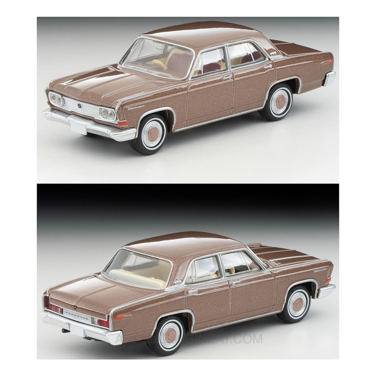 Tomica Limited Vintage: LV-42c Mitsubishi Debonair (Brown) 1964