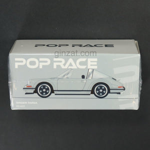 SINGER TARGA Silver, POP Race Diecast Model car 1/64
