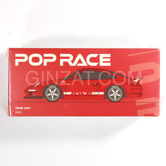 PORSCHE RWB 997 RED, Pop Race diecast model car