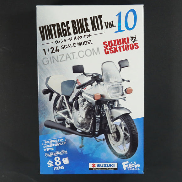 Suzuki GSX1100S Katana Vintage Bike Kit Vol.10, F-Toys Plastic Model Kit 1/24