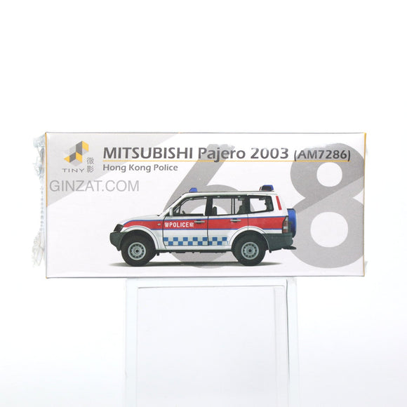 MITSUBISHI Pajero 2003 (AM7286) Hong Kong Police, Tiny diecast model car