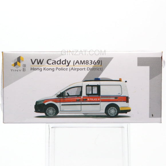 VOLKSWAGEN Caddy (AM8369) Hong Kong Police (Airport District), TINY No.61 diecast model car