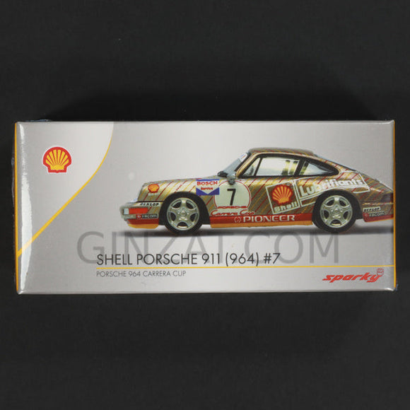Shell Porsche 911 (964) #7 - 964 Carrera Club, TINY diecast model car