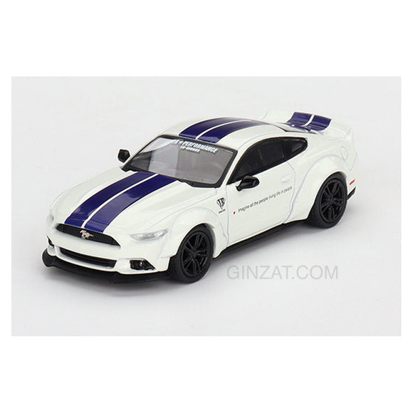 LB Works Ford Mustang White, Mini GT No. 646 diecast model car