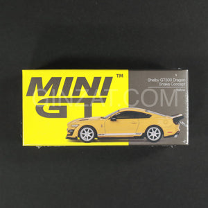 Shelby GT500 Dragon Snake Concept Yellow, Mini GT No. 535 diecast model car