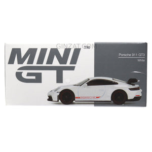 PORSCHE 911 GT3 White, Mini GT No.478 diecast model car