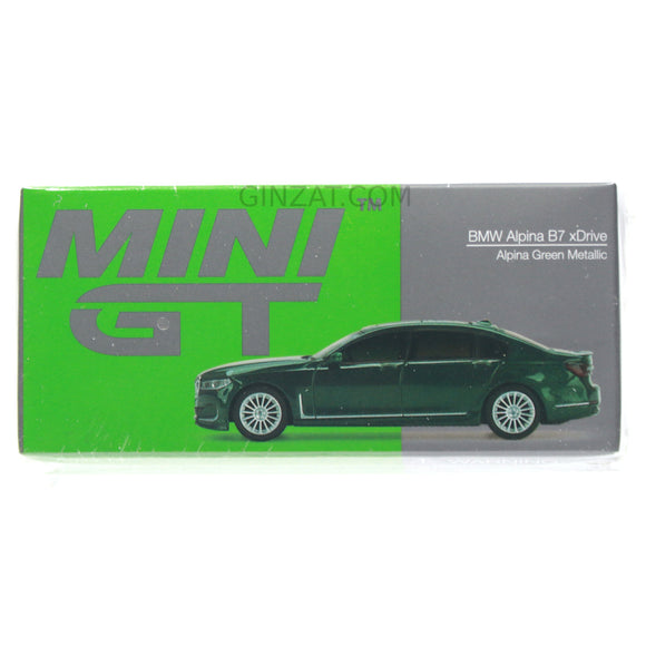 BMW Alpina B7 xDrive, Alpina Green Metallic,, Mini GT No.498 diecast model car