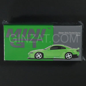 Pandem Nissan Silvia (S15) Green (RHD) (Diecast Car)