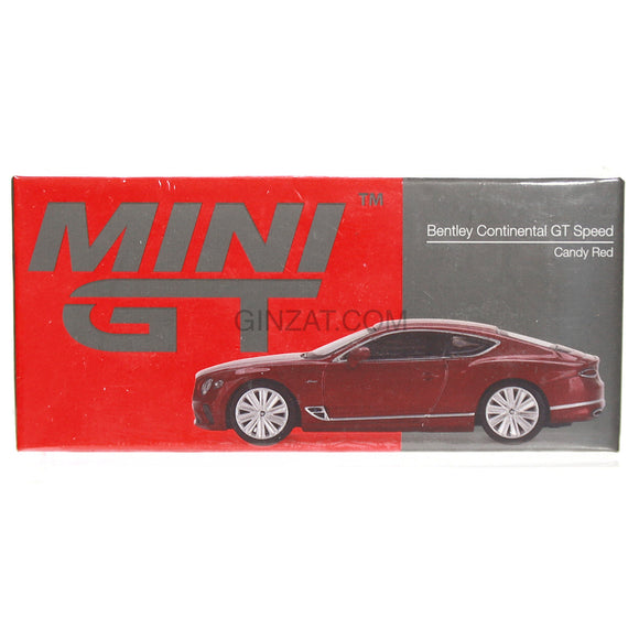 BENTLEY Continental GT Speed Candy Red, Mini GT No.420 diecast model car