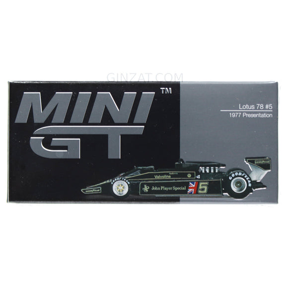 LOTUS 78 #5 1977 Presentation, Mini GT No.489 diecast model car