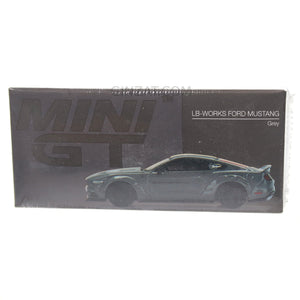 LB WORKS FORD Mustang Grey, Mini GT No. 470 diecast model car