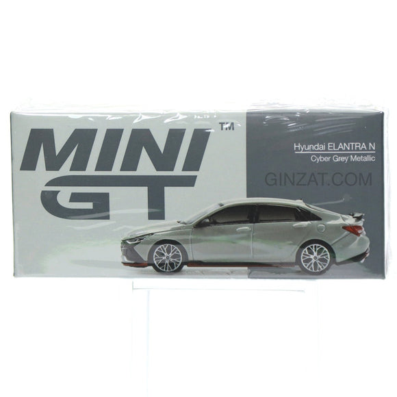 HYUNDAI Elantra N Cyber Grey Metallic, Mini GT 386 diecast model car