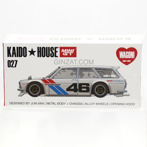 DATSUN KAIDO 510 Wagon BRE V2, Mini GT Kaido House 027 diecast model car