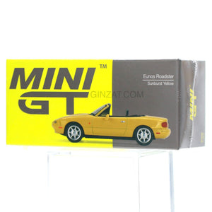 EUNOS Roadster Sunburst Yellow, Mini GT 393 diecast model car