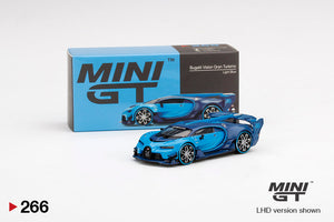 BUGATTI Vision Gran Turismo Light Blue, MINI GT Mo.266 diecast model car