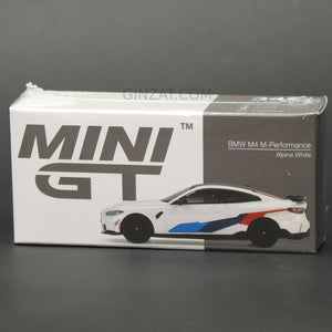 BMW M4 M-Performance Alpine White, Mini GT No.346 diecast model car
