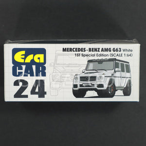 MERCEDES-BENZ AMG G63 White 1st Special Edition, ERA Car No. 24 diecast model 1/64