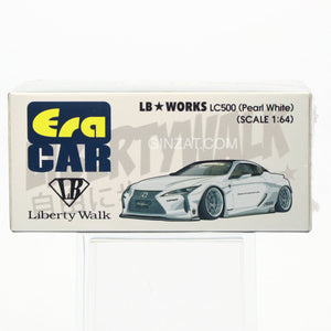 LB WORKS LEXUS LC500 Pearl White, ERA Car diecast model car