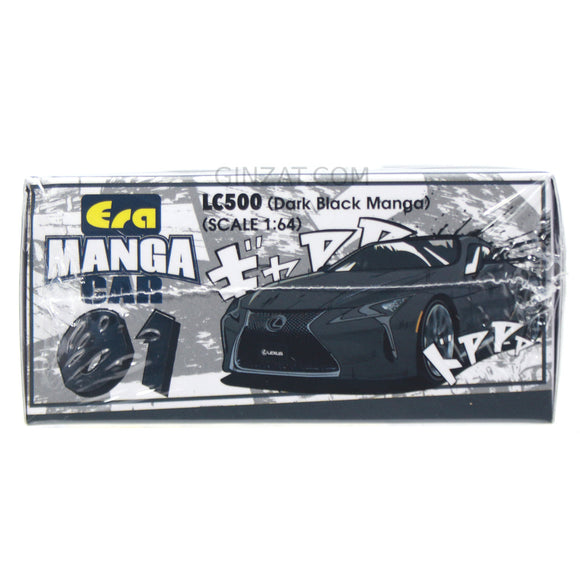 LEXUS LC500 Dark Black Manga, ERA MANGA CAR 01 diecast model car