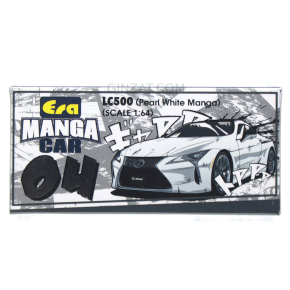 LEXUS LC500 Pearl White Manga, ERA MANGA CAR 04 diecast model car