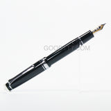 Sailor Professional Gear Silver Fountain Pen – Medium 21K Gold Bicolor Nib
