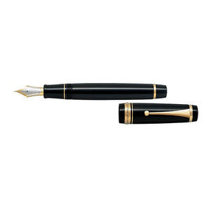 Pilot Custom Urushi Fountain Pen - Black Barrel - Broad 18K Nib