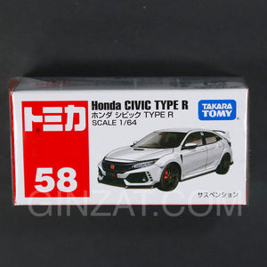 HONDA Civic Type R, Tomica No.58 diecast model car