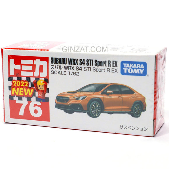 SUBARU WRX S4 STI Sport R Ex, Tomica No.76 diecast model car