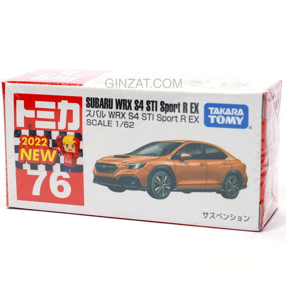 SUBARU WRX S4 STI Sport R Ex Tomica No.76 diecast model car GINZAT