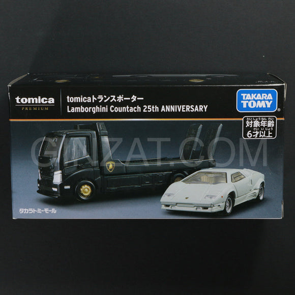 Tomica Premium Tomica Transporter Lamborghini Countach (White) 25th Anniversary 