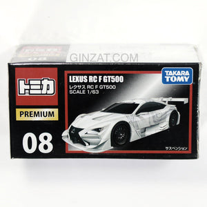 LEXUS RC F GT500, Tomica Premium No.08 diecast model car