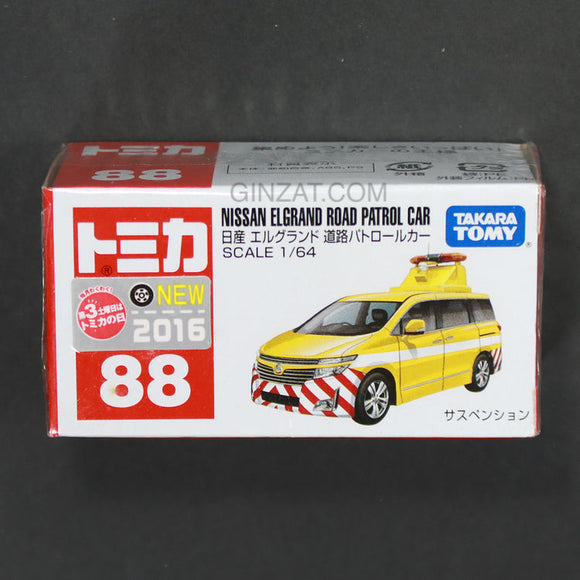 Nissan Elgrand Road Patrol Car, Tomica No.88 diecast model car