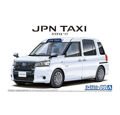 Aoshima 1/24 TOYOTA NTP10 JPN TAXI '17 SUPER WHITE II Plastic Model Kit