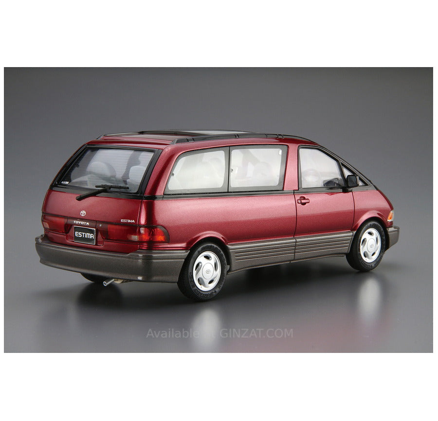 Aoshima 1/24 TOYOTA TCR11W ESTIMA TWIN MOON ROOF '90 Plastic Model Kit