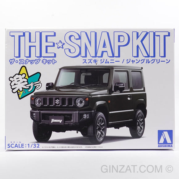 Suzuki Jimny (Jungle Green), The Snap Kit, Aoshima Plastic model car  (Scale 1/32)