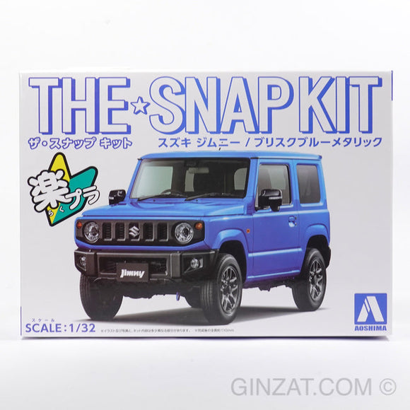 Suzuki Jimny (Prism Blue Metallic), The Snap Kit, Aoshima Plastic model car  (Scale 1/32)
