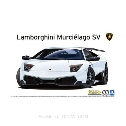 LAMBORGHINI MURCIELAGO LP670-4 SV '09, Aoshima 1/24 Plastic Model Kit