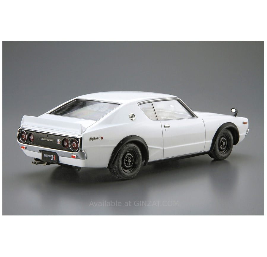 Aoshima 1/24 NISSAN KPGC110 SKYLINE HT2000GT-R '73 Plastic Model Kit