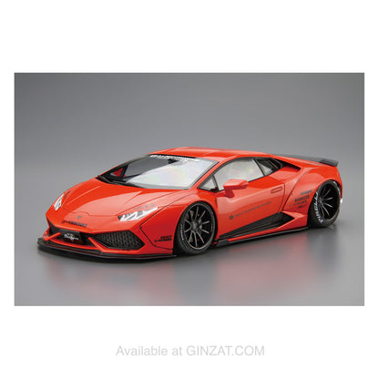 LB-WORKS Lamborghini Huracan Ver.1, Aoshima 1/24 Plastic Model Kit