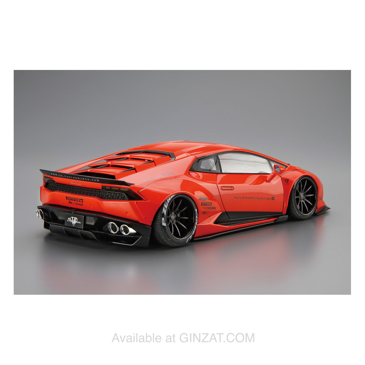 LB-WORKS Lamborghini Huracan Ver.1, Aoshima 1/24 Plastic Model Kit
